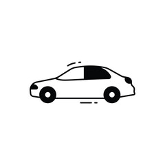 Fototapeta premium Car vector icon