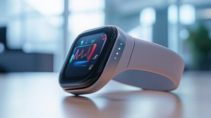 Advanced Wearable Device Integrated with AI Technology for Healthcare Monitoring and Data Collection