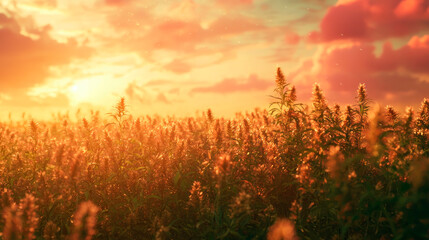 picture blooming meadow nature. Selective focus.
