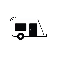 Caravan vector icon