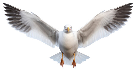 Obraz premium PNG Gull bird seagull animal flying.