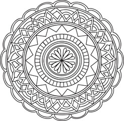 Circle Mandala Illustration art work