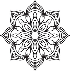 Mandala Silhouettes artwork for Beginners