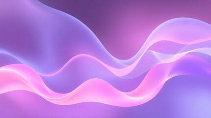 Fototapeta premium Digital illustration, soft pastel colors, algorithm visualized with abstract shapes and flowing lines, backlighting creates a subtle glow, gentle and soothing visual style