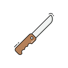 Knife vector icon