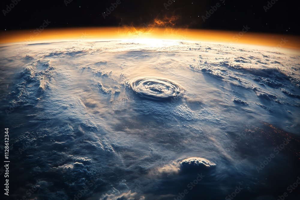 Poster the elements of this image furnish the earth apocalypse. generative ai