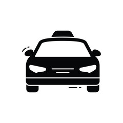 Taxi vector icon