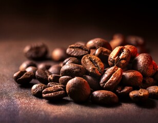 Fototapeta premium Coffee Splash with Coffee Beans Isolated on White Background