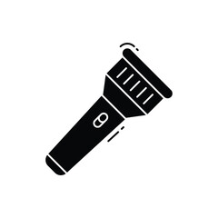 Flashlight vector icon