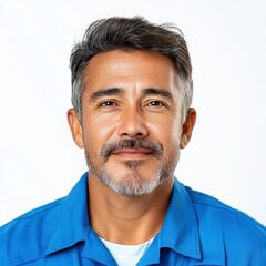 Fototapeta premium Deeply Engaged Middle-Aged Man