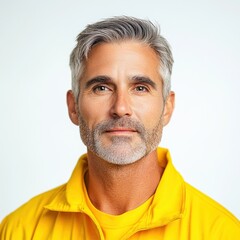 Obraz premium Confident Middle-Aged Man Portrait