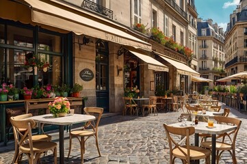 street cafe in the city