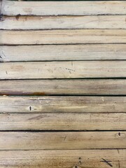 Fototapeta premium Background image of dry bamboo used as a wooden bed.