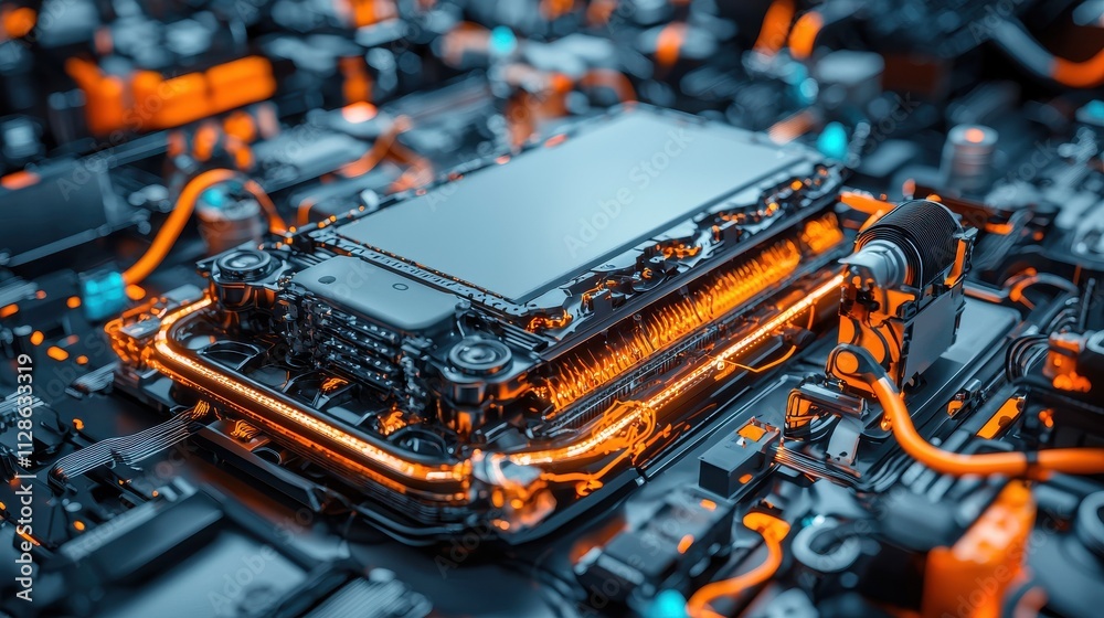Fototapete Exploring the functionality of an ev battery cooling plate in a p standard environment a comprehensive overview