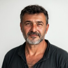 Obraz premium Middle-Aged Croatian Man Portrait
