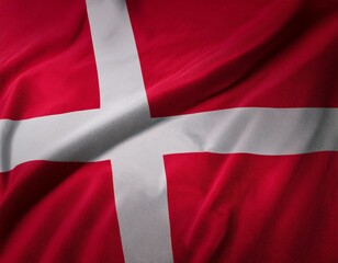 Fototapeta premium National Flag of Denmark