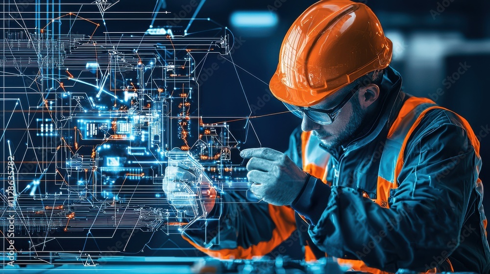 Leinwandbilder Engineers calibrating battery management systems for industry standards workshop environment technical overview engineering perspective electronics calibration for optimal performance