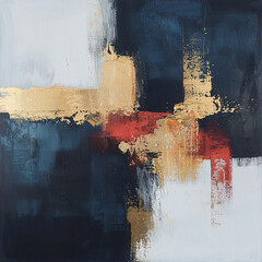 Abstract and colorful paint