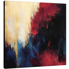 Abstract and colorful paint