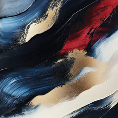 Abstract and colorful paint