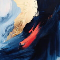 Abstract and colorful paint