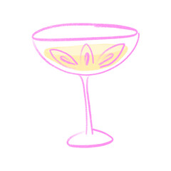glass of champagne