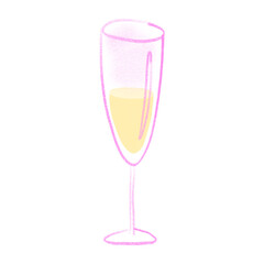 glass of champagne