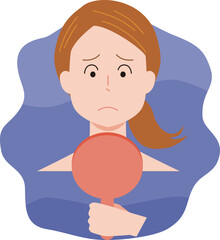 自分の顔に自信がない女性