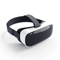 Virtual reality glasses isolated on white background