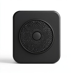 Wireless speaker isolated on white background