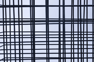 Metal mesh frame space