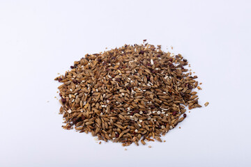 Red pea Gorgon seed red coix barley substitute tea coarse grain background texture