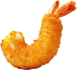 Crispy golden fried shrimp with a crunchy coating
