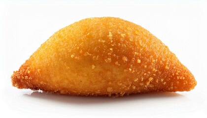 "Isolated Arancina on White Background: A Crispy Sicilian Delight"