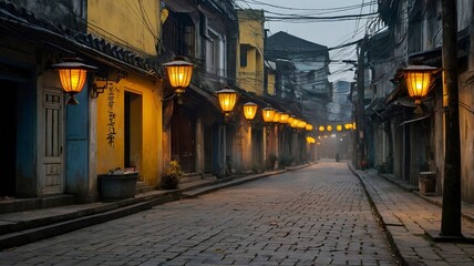 grilled chicken wings wimage_of_hanois_old_town_with_bright_yellowith vegetables