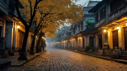 grilled chicken wings wimage_of_hanois_old_town_with_bright_yellowith vegetables