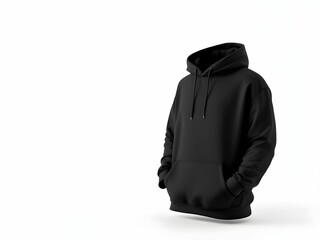 Black Hoodie Mockup Front View