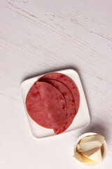 macaroni schotel ham cheese parmesan mozarella desert pasta baked snack business photo background