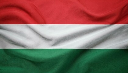 Obraz premium National Flag of Hungary, Hungary Flag,