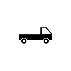 Truck icon. Construction vehicle and Heavy Equipment icon vector