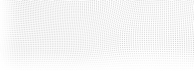 Abstract halftone wave dotted background. Halftone grunge pattern with square. Vector halftone modern pop art twisted texture for poster, cover, business card, postcard, art label layout, sticker.
