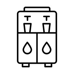 Beverage Dispenser line icon