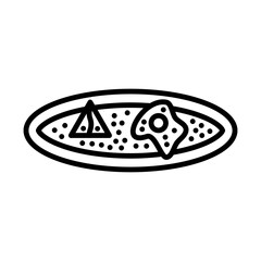 Gourmet Presentation line icon