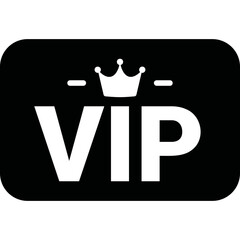 Simple vector icon client's card
