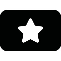 Simple vector icon client's card