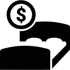 Simple vector icon passive income