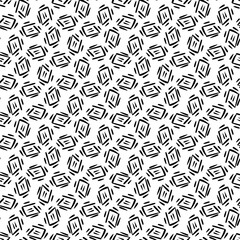 Abstract black and white repeating background