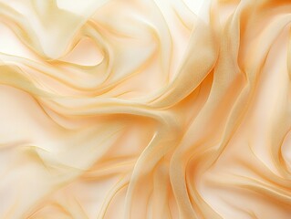 Obraz premium Abstract shot of a body through translucent fabric