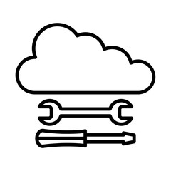 Networking Tools line icon
