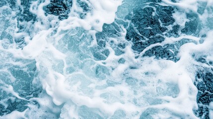 Obraz premium Flowing water with soft glowing energy symbolizing cleansing, healing, and purity